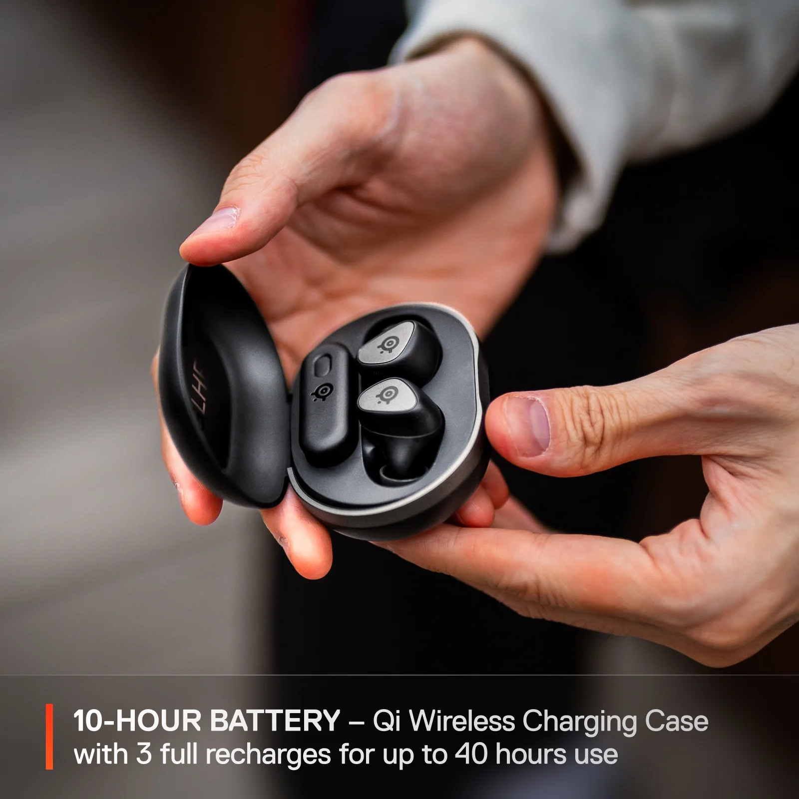 Steelseries SteelSeries Arctis GameBuds™ for Xbox — Wireless Charging and 40H Battery — Compatible with PC, PS5, Switch, Mobile, Black