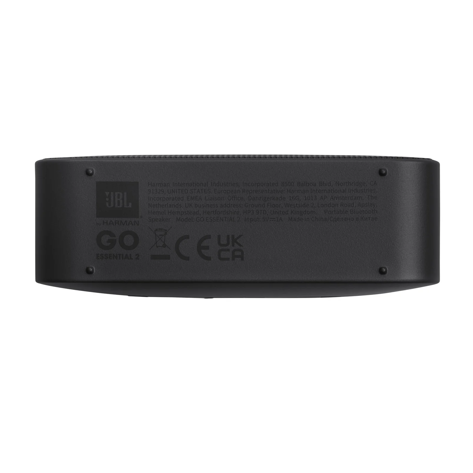 JBL Go Essential 2 - Portable Waterproof Speaker - Black