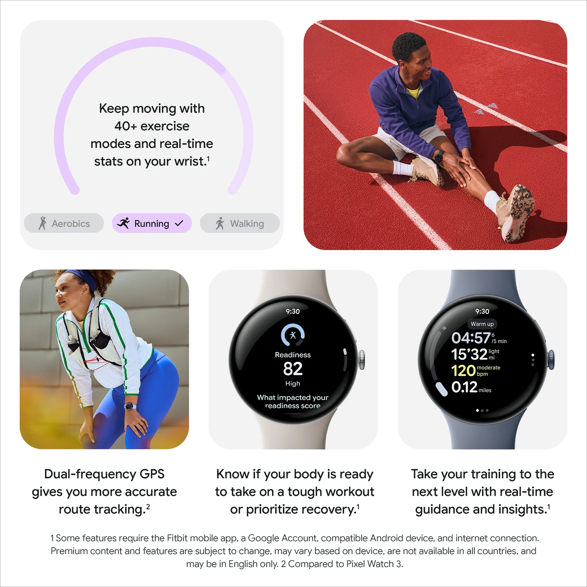 Google Pixel Watch 4 (41mm) - Android Smartwatch with Domed Display