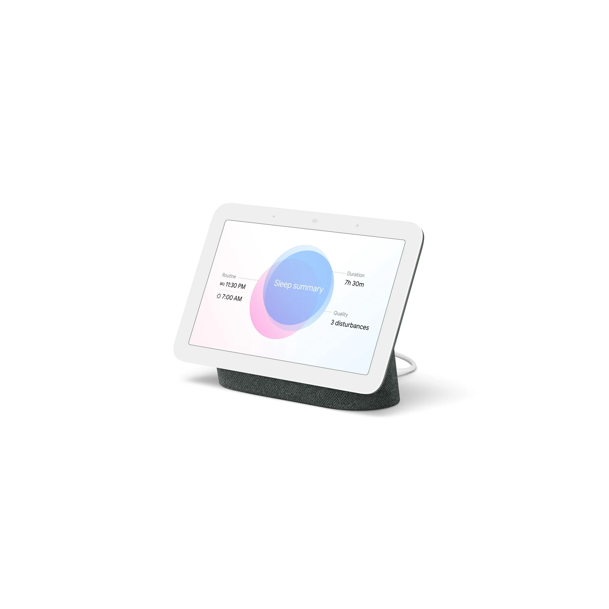 Google Nest Hub 2nd Gen - Smart Home Display with Google Assistant - Charcoal