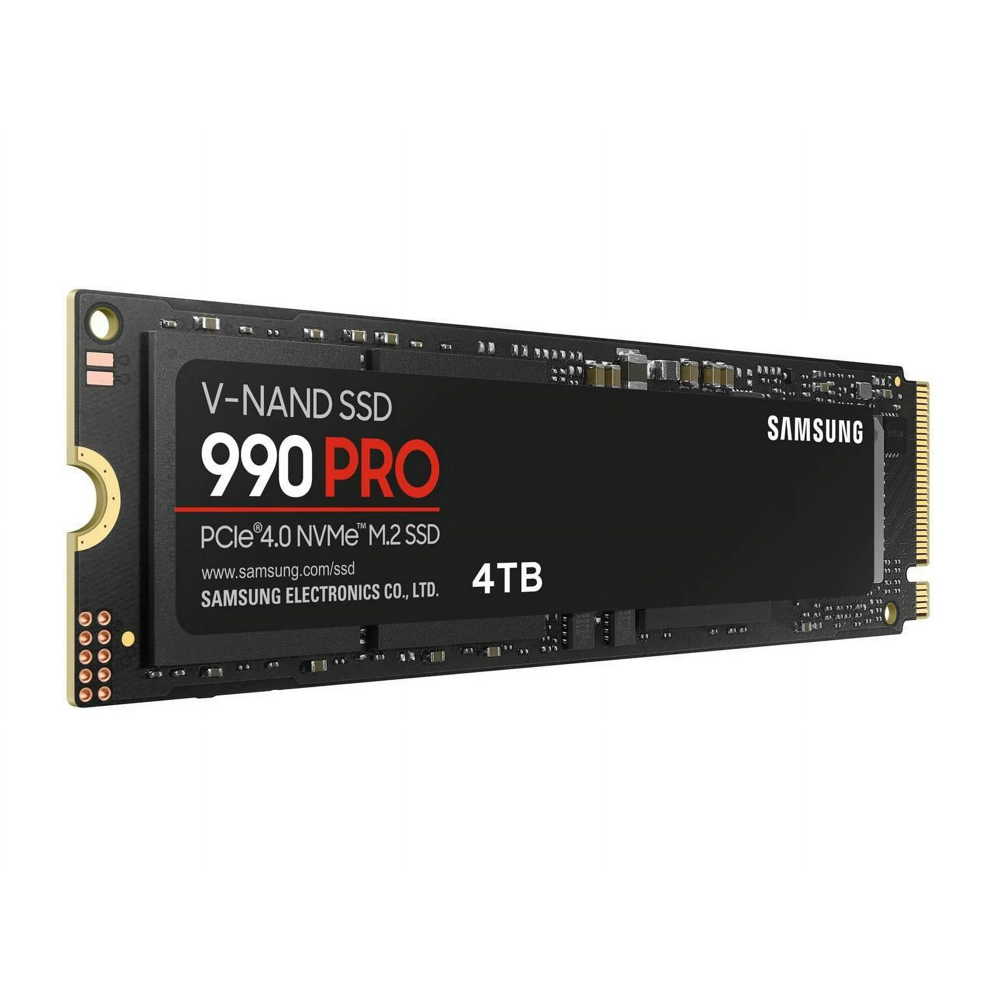 Samsung 990 PRO 4 TB Solid State Drive - M.2 2280 Internal - PCI Express NVMe (PCI Express 4.0 x4) - Gaming Console Device Supported - 7450 MB/s Maximum Read Transfer Rate - 256-bit