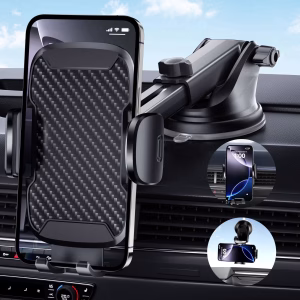 YOOVEE Universal Car Phone Holder Upgraded 360° Rotatable for Dashboard, Windshield & Air Vent Mount for 4.0″-7.0″ Phones (iPhone, Google Pixel, Samsung Galaxy, Motorola,etc)